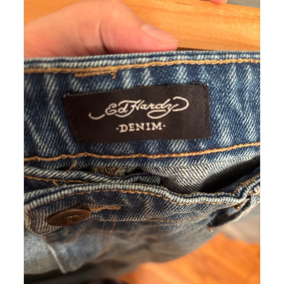 Men’s Ed Hardy Slim Taper Jeans - Picture 5 of 8